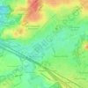Kasteel Hoensbroek topographic map, elevation, terrain