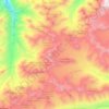 хребет Заилийский Алатау topographic map, elevation, terrain