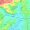 Rio Passo Fundo topographic map, elevation, terrain