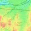 Missouri Botanical Garden topographic map, elevation, terrain