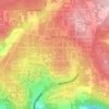 Hookway Reserve topographic map, elevation, terrain