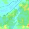 Ladang Sungai Kawang topographic map, elevation, terrain