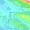 Апатиты topographic map, elevation, terrain