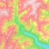 Val di Daone topographic map, elevation, terrain