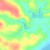 Swan Lake topographic map, elevation, terrain