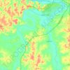 Rio Itacaiúnas topographic map, elevation, terrain