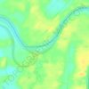 Rio Ichilo topographic map, elevation, terrain