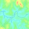 Sebakwe topographic map, elevation, terrain