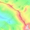 Коксуйский хребет topographic map, elevation, terrain