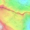 Lago de Marboré topographic map, elevation, terrain