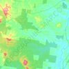 Myrtle Creek topographic map, elevation, terrain