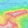 Kanisfluh topographic map, elevation, terrain