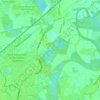 Plage de la Ballastière de Bishheim-Schiltigheim topographic map, elevation, terrain