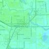 Centenial Park topographic map, elevation, terrain