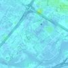 Burj Park topographic map, elevation, terrain