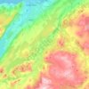 Strathnairn topographic map, elevation, terrain