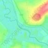 La Raine topographic map, elevation, relief