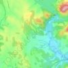 Alloz topographic map, relief map, elevations map