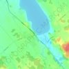 Cobden topographic map, relief map, elevations map