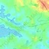 Lavignac topographic map, elevation, relief
