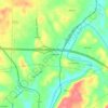 Snowtown topographic map, relief map, elevations map