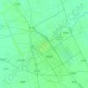Yancheng topographic map, relief, elevation