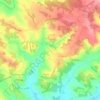 Mas de Causse topographic map, relief map, elevations map