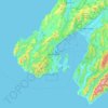 Wellington topographic map, elevation, relief