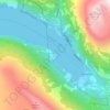 Homlong topographic map, relief map, elevations map