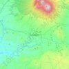 Sukabumi topographic map, elevation, relief