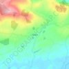 Feakle topographic map, relief map, elevations map