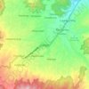 Ciwidey topographic map, elevation, relief