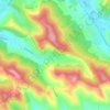 Budiu Mic topographic map, elevation, relief