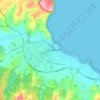 Wynyard topographic map, elevation, relief