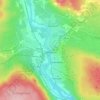 Elverum topographic map, elevation, relief
