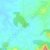 Gunung Salak topographic map, elevation, relief