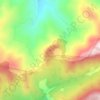 Piedra del Águila topographic map, elevation, relief
