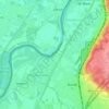 Voulwames topographic map, relief map, elevations map