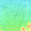 Depok topographic map, elevation, relief