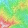 Abetone topographic map, relief map, elevations map