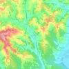 Donja Pušća topographic map, elevation, relief