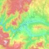 Karabük topographic map, elevation, relief