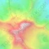 Pico Cristóbal Colón topographic map, elevation, relief