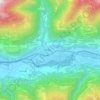 Sondrio topographic map, elevation, relief