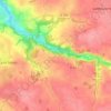 Pen ar Roz topographic map, elevation, relief