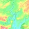 Leuwiliang topographic map, elevation, relief