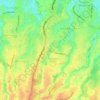 Jatijajar topographic map, elevation, relief
