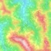 Castello topographic map, elevation, relief