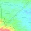 Cipacing topographic map, elevation, relief
