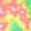 La Marla topographic map, elevation, relief